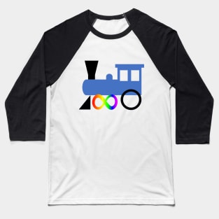 Autism Train Baseball T-Shirt